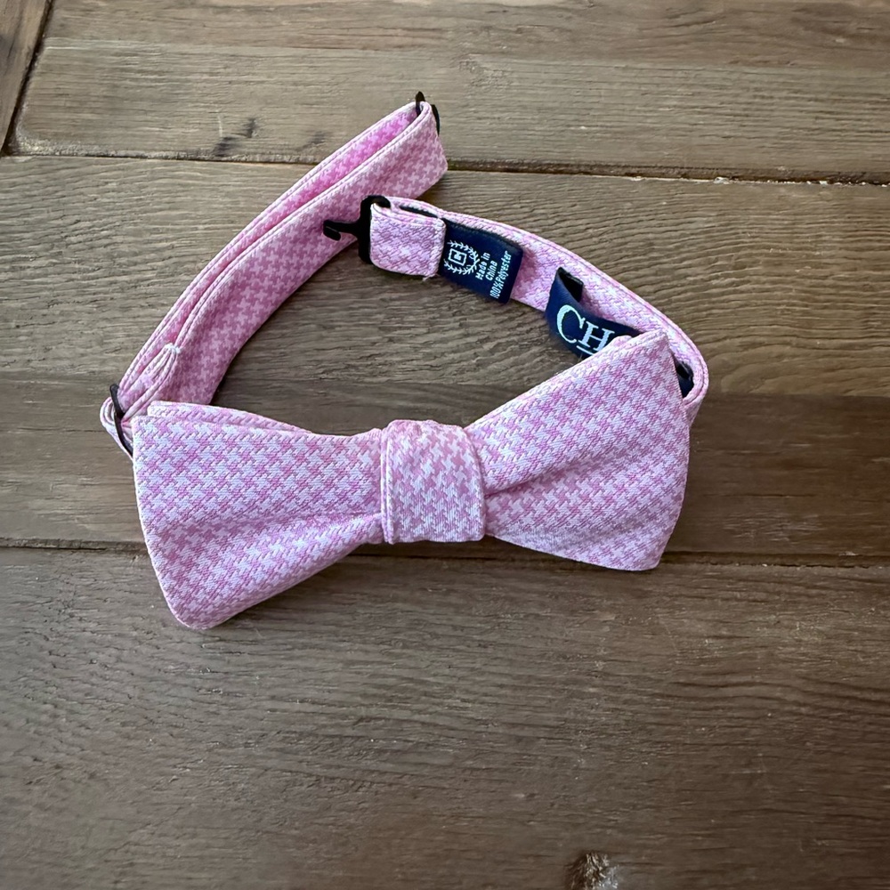 Chaps Kids Pink Patterned Bow Tie